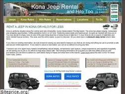 Sites similar to konajeeprental.com