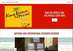 Sites similar to konaseemaspecialfoods.com