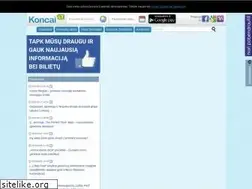 Sites similar to koncai.lt