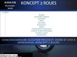 Sites similar to koncept2roues.fr