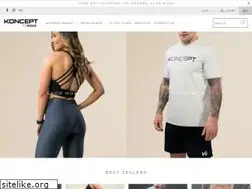 Sites similar to konceptfitwear.com