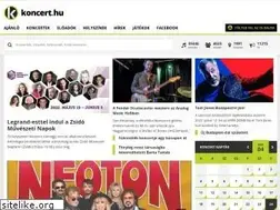 Sites similar to koncert.hu