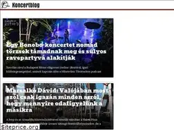 Sites similar to koncertblog.hu