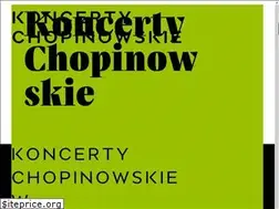 Sites similar to koncerty-chopinowskie.pl