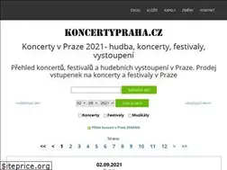 Sites similar to koncertypraha.cz