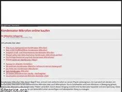 Sites similar to kondensator-mikrofon.info
