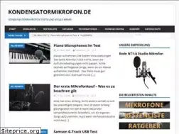 Sites similar to kondensatormikrofon.de
