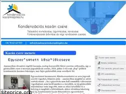 Sites similar to kondenzacioskazankiepites.hu