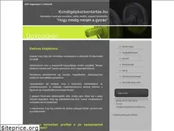 Sites similar to kondigepkarbantartas.hu