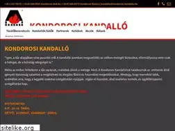 Sites similar to kondorosi-kandallo.hu