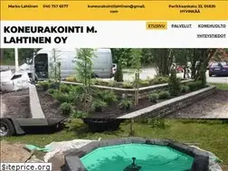 Sites similar to koneurakointilahtinen.fi