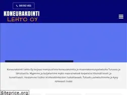 Sites similar to koneurakointilehto.fi