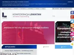 Sites similar to konfederacjalewiatan.pl