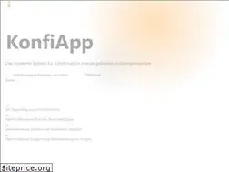Sites similar to konfiapp.de