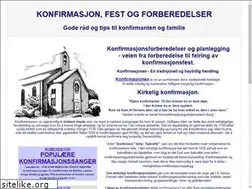 Sites similar to konfirmasjon.net