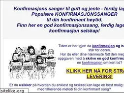 Sites similar to konfirmasjonssanger.net