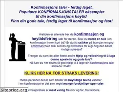 Sites similar to konfirmasjonstaler.net