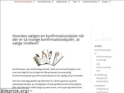 Sites similar to konfirmationsportal.dk