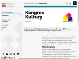 Sites similar to kongreskultury.pl