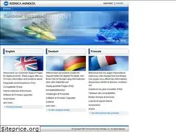 Sites similar to konicaminoltasupport.com