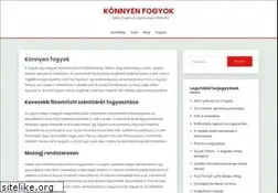 Sites similar to konnyenfogyok.hu