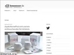 Sites similar to konsensor.de