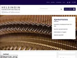 Sites similar to konservatorio.fi