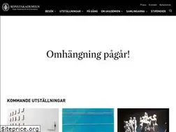 Sites similar to konstakademien.se