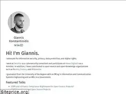 Sites similar to konstantinidis.me