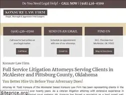 Sites similar to konsurelawfirm.com