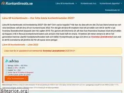 Sites similar to kontantinsats.se