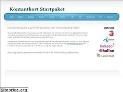 Sites similar to kontantkort-startpaket.se