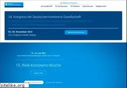 Sites similar to kontinenz-gesellschaft.de