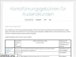 Sites similar to kontofuehrungsgebuehren-fuer-auslandkunden.ch