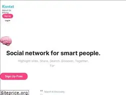 Sites similar to kontxt.io
