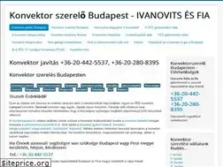 Sites similar to konvektorjavitas.hu
