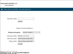 Sites similar to konvertet-vienibas.info