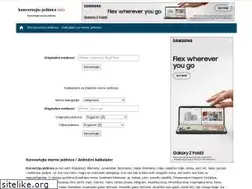 Sites similar to konvertujte-jedinice.info