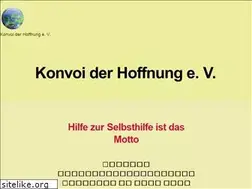 Sites similar to konvoi-der-hoffnung.de