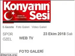 Sites similar to konyaninsesi.com.tr