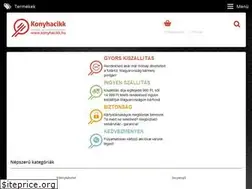 Sites similar to konyhacikk.hu