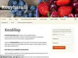 Sites similar to konyhasuli.hu