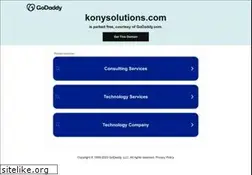 Sites similar to konysolutions.com
