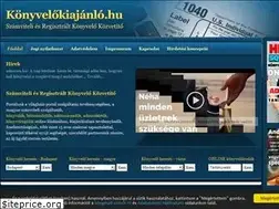 Sites similar to konyvelokiajanlo.hu