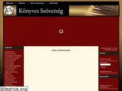 Sites similar to konyves-szovetseg.hu