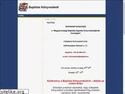 Sites similar to konyvesbolt.baptist.hu