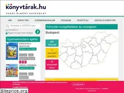 Sites similar to konyvtarak.hu