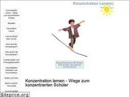 Sites similar to konzentrationlernen.de