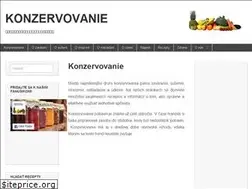 Sites similar to konzervovanie.sk