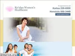 Sites similar to koolauwomenshealthcare.com
